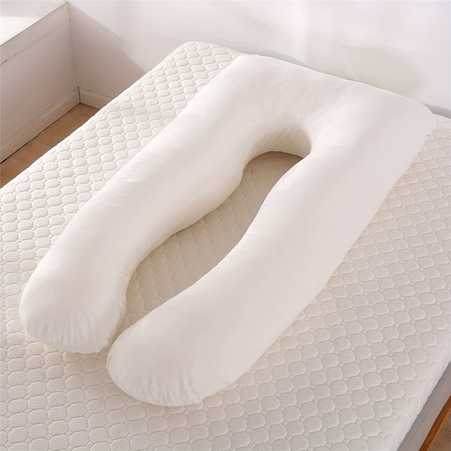 Ultra-Comfort U-Shaped Pillow - Perfect for travel naps and more comfortable nights of sleep.