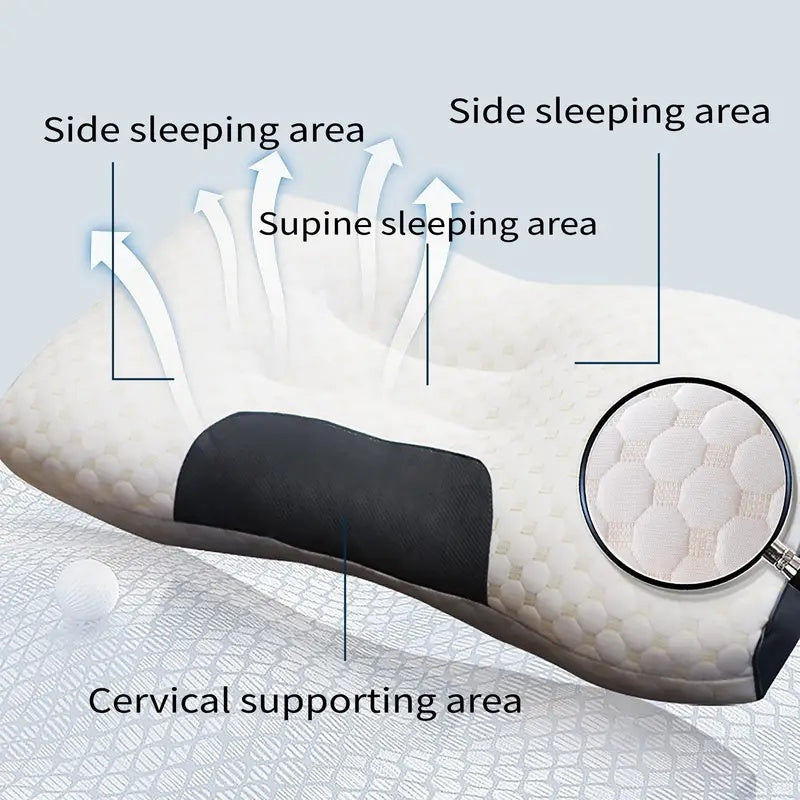 Ergonomisches orthopädisches Nackenkissen – Unterstützung und Komfort für jede Schlafposition