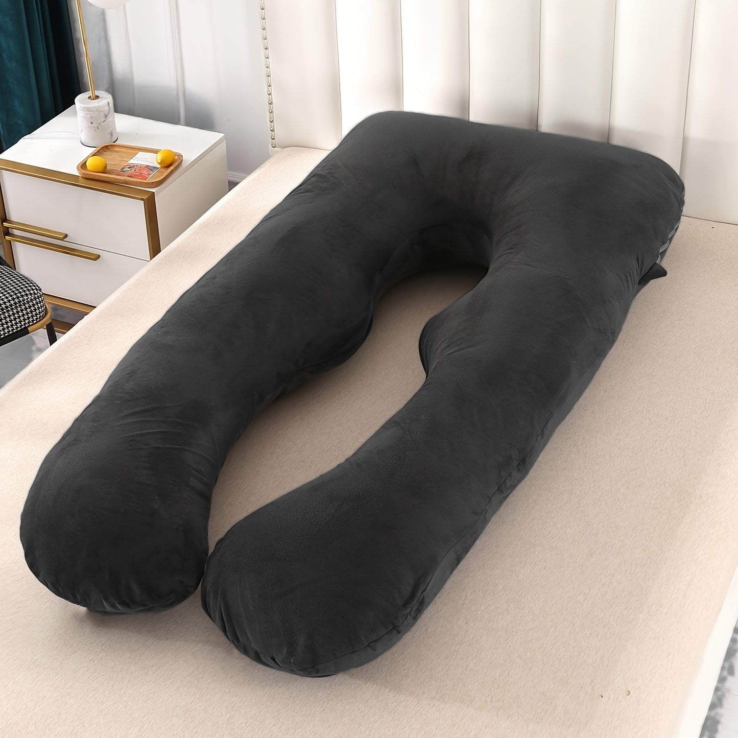 Ultra-Comfort U-Shaped Pillow - Perfect for travel naps and more comfortable nights of sleep.
