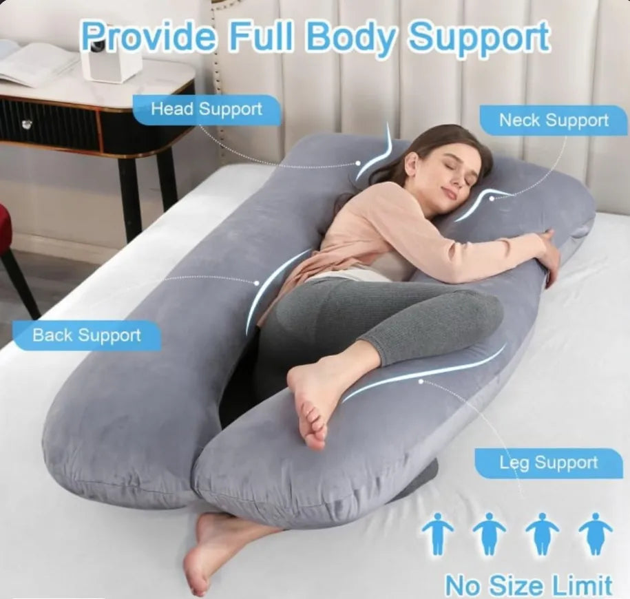 Ultra-Comfort U-Shaped Pillow - Perfect for travel naps and more comfortable nights of sleep.