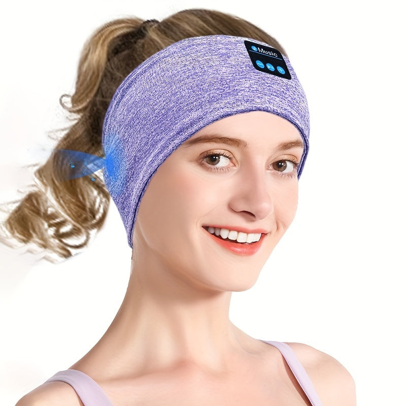Bluetooth-Stirnband mit Ohrhörern – Hören Sie Musik und entspannen Sie sich kabellos, sogar im Schlaf. 