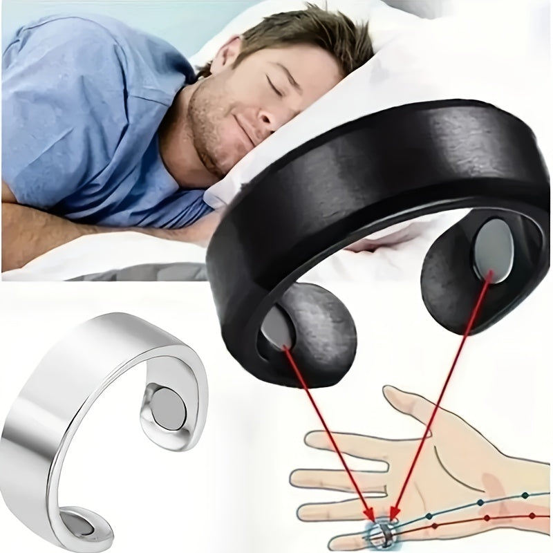 Magnetischer therapeutischer Anti-Schnarch-Ring – Batterielose Funktion
